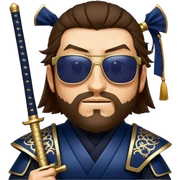 Samurai Strategist sticker