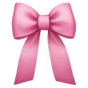 Pink bow  sticker