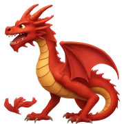 red dragon sticker