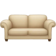 Modern beige couch sticker