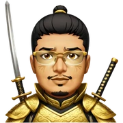 Golden Samurai sticker