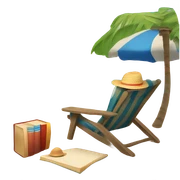 cozy à la plage sticker