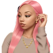 dreamy girl in jewelry sticker