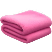 A pink fuzzy blanket  sticker