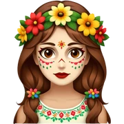 Flower-Crowned Dancer sticker