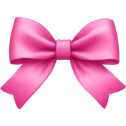 Pink bow  sticker