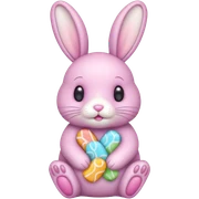 bunny is candy cute :3 sticker