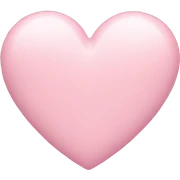 Pastel pink heart sticker