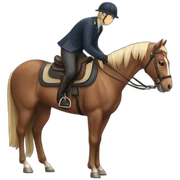 Montar caballo sticker