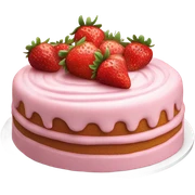 Pink cake sticker