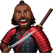 Fierce Samurai sticker