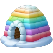 igloo colourful sticker