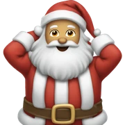 Santa sticker