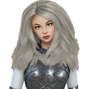 fierce beauty in armor sticker