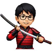 Daring Samurai sticker