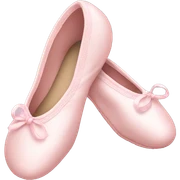 Pale pink ballet shoes sticker