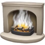 A hearth sticker