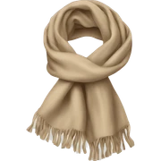 Scarf in beige sticker