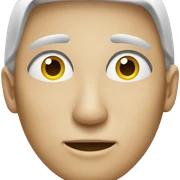 Straight face emoji with no eyes sticker