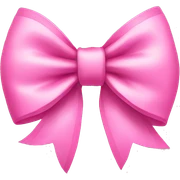 pink bow sticker