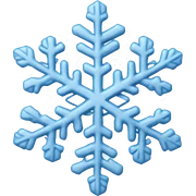 Snowflake sticker