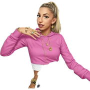 girl with jewelry and car sticker