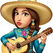 Mariachi Guitarist sticker