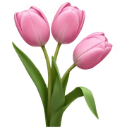 Light pink tulips sticker