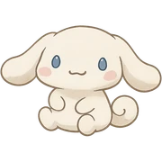 ghibli style Cinnamoroll character sticker