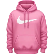 pink nike hoodie with bows sticker