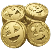coins sticker