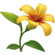 Hazme una azucena de flor sticker