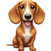 Wiener dog sticker