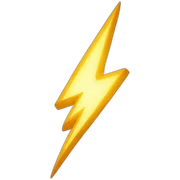 lighting bolt sticker