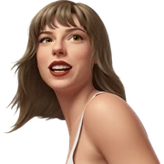 realistic portrait of girl sticker