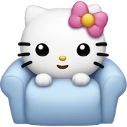 Cozy hello kitty sticker