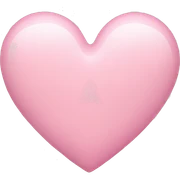 pastel pink heart sticker
