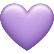 Pastel Purple Heart  sticker