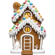 Gingerbread house sticker
