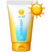 Sunscreen sticker