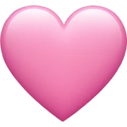 Pink heart sticker