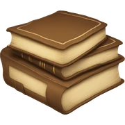 pile of vintage brown book sticker