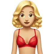 Red lingerie sticker
