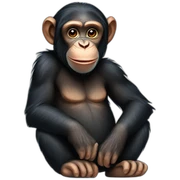 Chimpanzee sticker