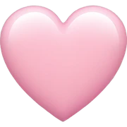 baby pink heart sticker