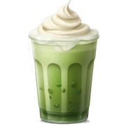 iced matcha latte sticker