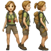 HIKING sticker