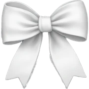 White Bow sticker