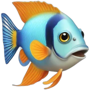 tropical fish sticker