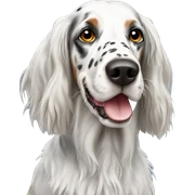 English setter  sticker